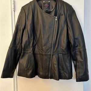 Isaac Mizhari LIVE Faux Leather Jacket